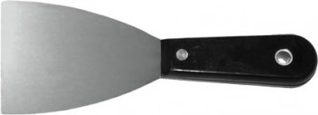 Шпатель, стальное лезвие, пластиковая ручка, 75 мм