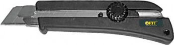 Нож технический 25 мм усиленный, с вращающимся прижимом, Профи
