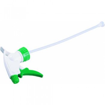 Головка-пульверизатор GRINDA на пластиковую бутылку, регулируемая, цвет зеленый/белый