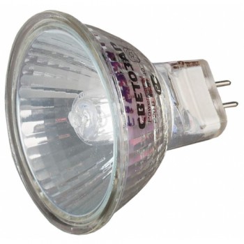 Лампа галогенная СВЕТОЗАР с защитным стеклом, цоколь GU5.3, диаметр 51мм, 35Вт, 220В