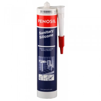 Герметик силиконовый PENOSIL санитарный белый, 310 мл