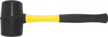 Киянка резиновая , фиброглассовая ручка , 60 мм. ( 450гр.)
